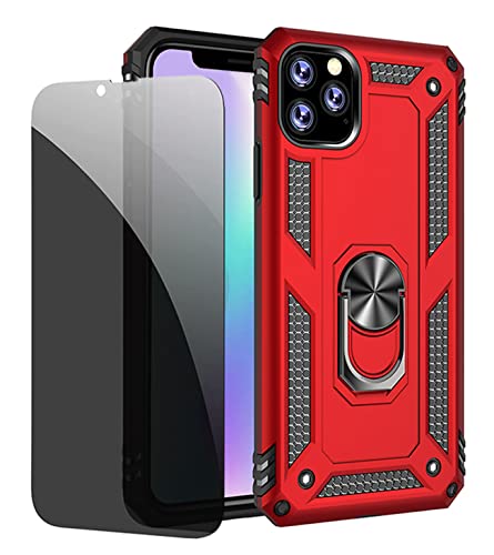 JOYTAG Schutzhülle kompatibel mit iPhone 11 Pro Max, Rot, Schutzhülle mit Displayschutzfolie aus Sichtglas, Anti-Spionage-Schutz JOYTAG Schutzhülle kompatibel mit iPhone 11 Pro Max, Rot, Schutzhülle mit Displayschutzfolie aus Sichtglas, Anti-Spionage-Schutz von JOYTAG