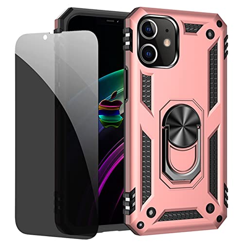 JOYTAG Schutzhülle für iPhone 12 Mini, Roségold, mit Displayschutzfolie aus Sichtglas, Anti-Spy JOYTAG Schutzhülle für iPhone 12 Mini, Roségold, mit Displayschutzfolie aus Sichtglas, Anti-Spy von JOYTAG