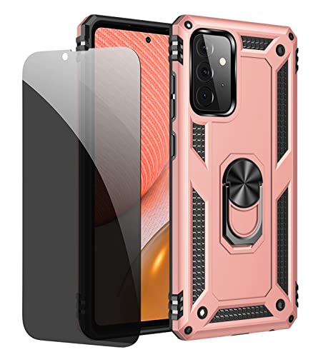 JOYTAG Schutzhülle kompatibel mit Samsung A72 4G/5G, Roségold, mit Displayschutzfolie aus Sichtglas, Anti-Spy JOYTAG Schutzhülle kompatibel mit Samsung A72 4G/5G, Roségold, mit Displayschutzfolie aus Sichtglas, Anti-Spy von JOYTAG
