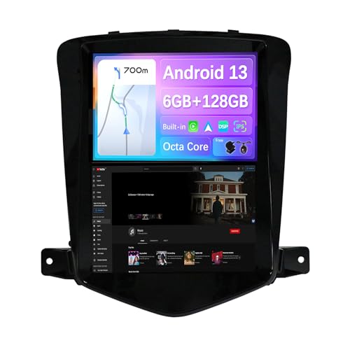 JOYX - [6G+128G] - Android 12 Autoradio Passt für Chevrolet Cruze (2006-2015) - Kabellos CarPlay + Android Auto - Kamera & MIC - IPS 9.7 Zoll - 2 Din - DSP SWC WiFi DAB Fast-Boot 360-Kamera AHD BT von JOYX NAVI