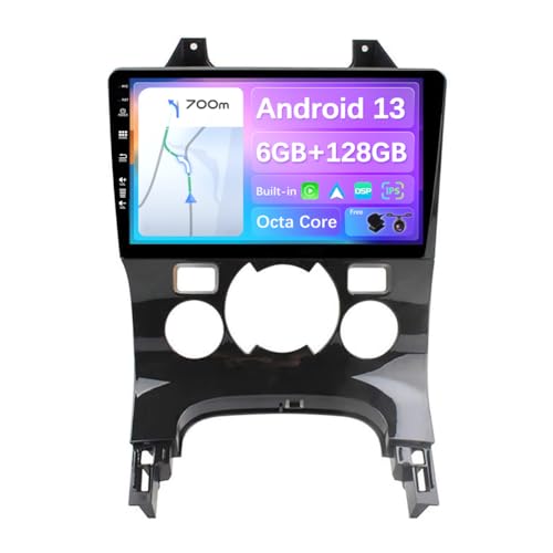 JOYX - [6G+128G] Android 13 Autoradio Passt für Peugeot 3008 (2013-2018) - Eingebaut DSP/Carplay/Android Auto - Kamera MIC KOSTENLOS - 9 Zoll 2 Din - Unterstützung SWC 4G WiFi DAB Fast-boot 360-Kamera von JOYX NAVI