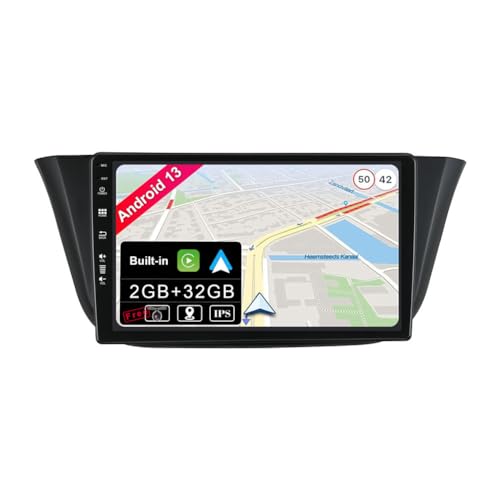 JOYX Android 12 IPS Autoradio Passt für Iveco Daily VI (2014-2021) - Eingebautes Kabellos CarPlay + Android Auto - Rückfahrkamera - [2G+32G] - 9 Zoll 2 Din - DAB Lenkradsteuerung 4G WiFi Fast-Boot BT von JOYX NAVI