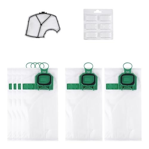 JOZJJ Staubsaugerbeutel-Set kompatibel mit Vorwerk Kobold VK140 VK150(White B) von JOZJJ