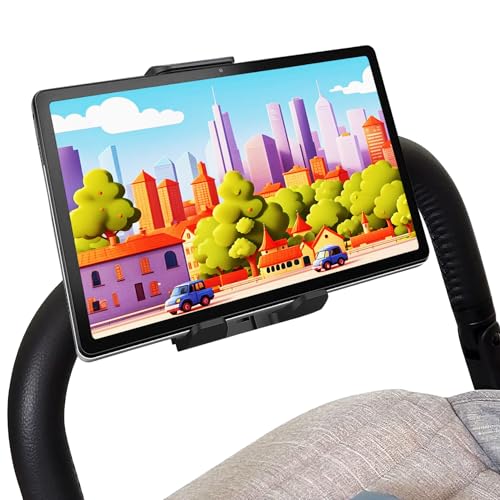 Tablet halterung kinderwagen Geeignet für alle Marken und Abmessungen Einfache Montage Garantierte Stabilität Ideal für Unterhaltung und Bildung von Kindern von JP Sales