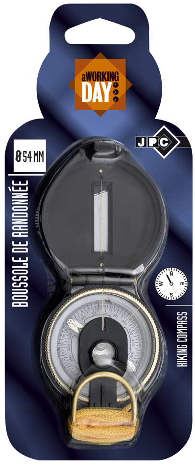 JPC Wanderkompass, Durchmesser: 54 mm, mit Deckel von JPC