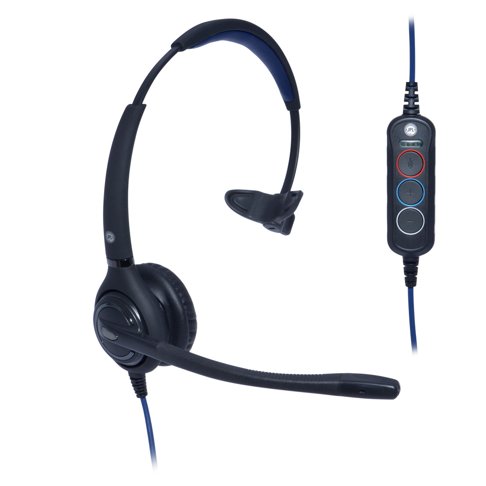 JPL-501S-USB Kopfhörer Verkabelt Kopfband Büro/Callcenter USB Typ-A Schwarz (575-329-001) von JPL
