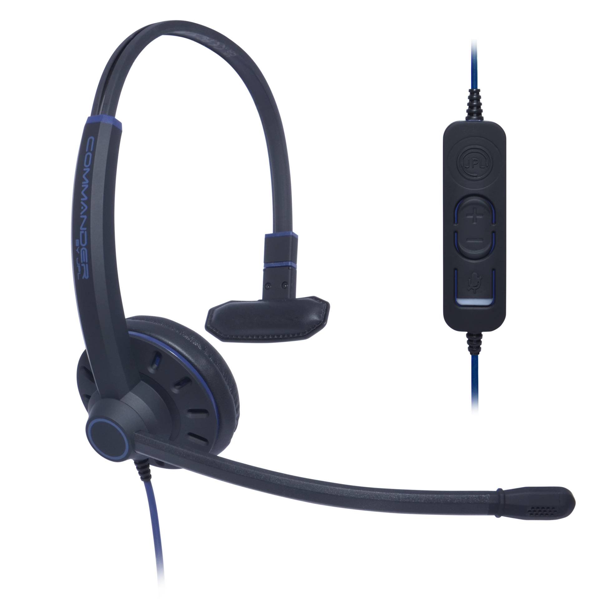JPL Commander-1 Kopfhörer Verkabelt Kopfband Büro/Callcenter USB Typ-A Schwarz (575-344-001) von JPL