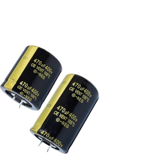 2 stücke Audio Elektrolytkondensator 400V470UF 35 * 40 30 * 50 for Audio Hifi Verstärker Hohe Frequenz niedrigen ESR Lautsprecher (Size : 35x40) von JPPZZCKYY