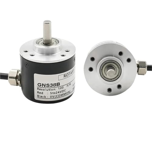 1 stück GNS38B Optischer Inkrementeller Drehgeber 6mm Lagerdurchmesser 100 200 360 400 600 P/R AB 2 Phasen DC5-24V NPN 2 M Kabel(200PR,MAGNETIC_NPN) von JPVLCNDJ