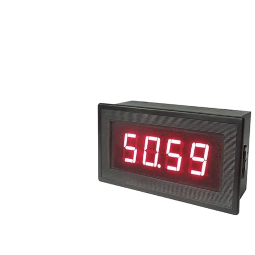 1 stück YB5140FT Drehzahlmesser RPM Digitalanzeige Frequenzmesser for Motor HZ 10 KHz mit Summer Relais Alarmausgang 24 V LED Geschwindigkeitsmessung(No alarm no switch,PW DC8-24V Red) von JPVLCNDJ