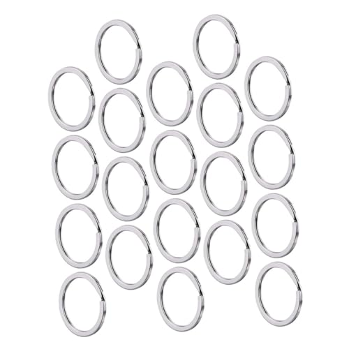 Metall geteilte Ringschlüsselketten -Flachschlüsselringe DIY -Schlüsselanhänger für Telefonbeutelbeutelwagen -Tasten Metallschlüssel Ring Teil Metall geteilte Ringschlüsselketten -Flachschlüsselringe DIY -Schlüsselanhänger für Telefonbeutelbeutelwagen -Tasten Metallschlüssel Ring Teil von JPXXFM