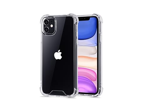 JProtect Handyhülle für iPhone 11 - Durchsichtige iPhone 11 Hülle Shockproof Bumper | iPhone 11 Hülle Transparent | Stoßsichere iPhone 11 Hülle | Handy Hülle iPhone 11 Case JProtect Handyhülle für iPhone 11 - Durchsichtige iPhone 11 Hülle Shockproof Bumper | iPhone 11 Hülle Transparent | Stoßsichere iPhone 11 Hülle | Handy Hülle iPhone 11 Case von JProtect