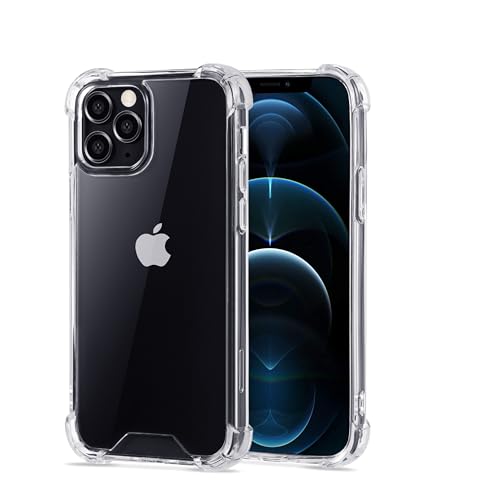 JProtect Handyhülle für iPhone 11 Pro Max - Durchsichtige Hülle | Shockproof Bumper | Transparent | Stoßsichere Handy Case von JProtect