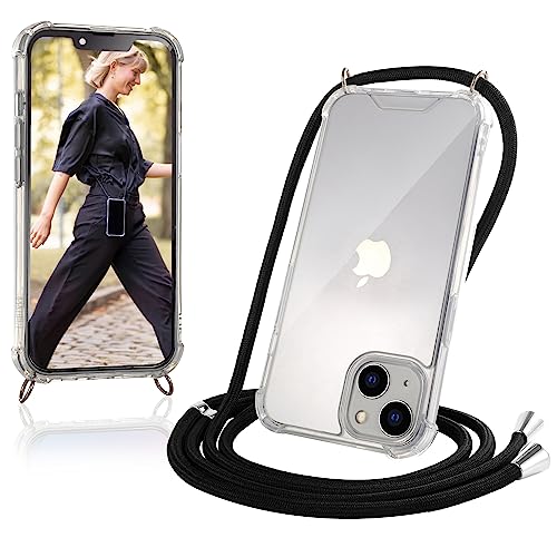 JProtect Handykette für iPhone 13 – Handyhülle für iPhone 13 mit Band zum Umhängen in Schwarz – Robuste Kordel Hülle mit Bumper Case & Schnur JProtect Handykette für iPhone 13 – Handyhülle für iPhone 13 mit Band zum Umhängen in Schwarz – Robuste Kordel Hülle mit Bumper Case & Schnur von JProtect