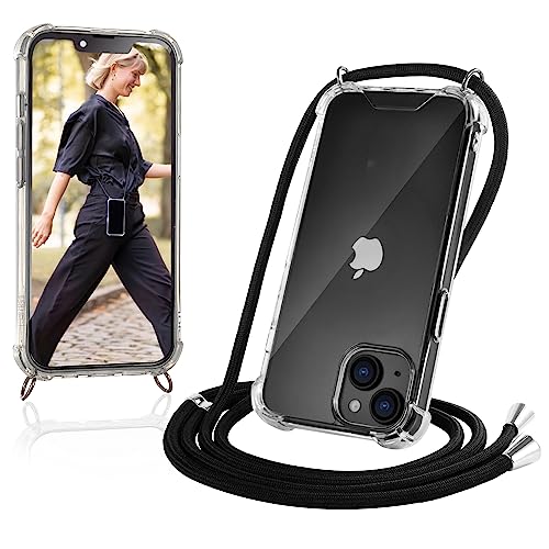 JProtect für iPhone 14 Plus Hülle mit Band – Handyhülle zum Umhängen mit Band in Schwarz – Handykette iPhone 14 Plus Kordel Hülle mit Kette/Schnur – Schützendes Case JProtect für iPhone 14 Plus Hülle mit Band – Handyhülle zum Umhängen mit Band in Schwarz – Handykette iPhone 14 Plus Kordel Hülle mit Kette/Schnur – Schützendes Case von JProtect