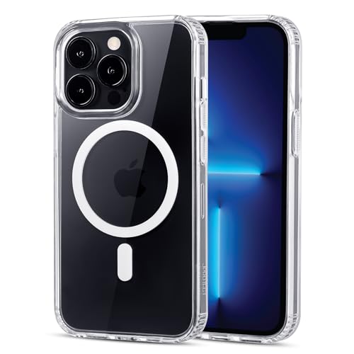 JProtect Magnetische Handyhülle für iPhone 13 Pro Max für Magsafe Hülle/iPhone 13 Pro Max Hülle für MagSafe Transparent/Apple iPhone 13 Pro Max Hülle Magnet/Hülle iPhone 13 Pro Max Magnetisch von JProtect