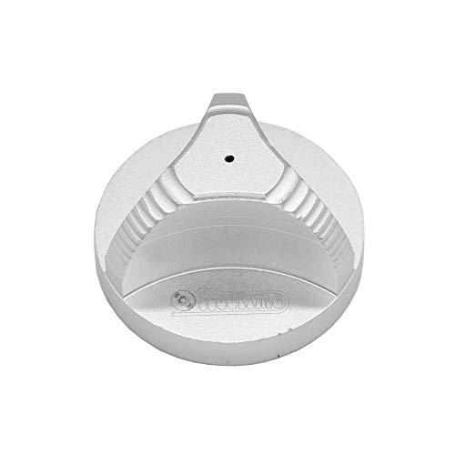 Schallplattenadaptereinsatz mit 45 U/min, spezielle Form, Aluminium, 17,8 cm, silberfarben von JQSKUNP