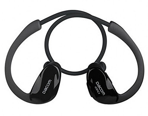 J&R Dacom Athlete Bluetooth Headset Wireless Sport Freisprecheinrichtung Kopfhörer Stereo Musik Kopfhörer Fone de ouvido mit Mikrofon & NFC (schwarz) ... von JR Products