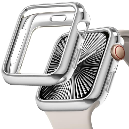 JR.DM Weiche, Flexible TPU-Hülle für Apple Watch Series 10/9/8/7/6/5/4/3/2/1/SE/Ultra Leichter Schutz, stoßfeste Hülle, kompatibel mit iWatch 40 mm, 41 mm, 44 mm, 45 mm, 42 mm(S10), 46 mm von JR.DM