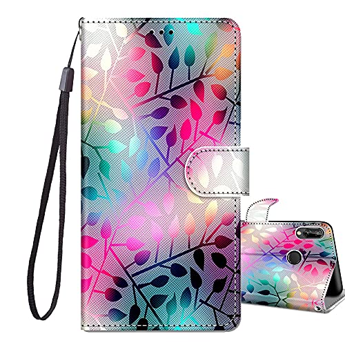 JRIANY Handyhülle für Huawei P20 Lite Hülle (Nicht für P20), PU Leder Klapphülle mit Muster Motiv Schutzhülle Lederhülle [Standfunktion] [Kartenfach] Kompatibel mit Huawei P20 Lite Tasche, Muster B von JRIANY