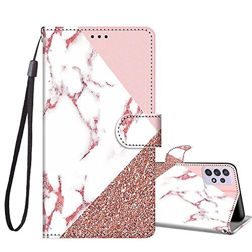 JRIANY Handyhülle für Samsung Galaxy A52 5G /4G Hülle PU Leder Case Brieftasche Flip Case Klappbare Stoßfeste Magnetische Lederhülle mit Muster Schutzhülle für Samsung A52s 5G Tasch, Marmor JRIANY Handyhülle für Samsung Galaxy A52 5G /4G Hülle PU Leder Case Brieftasche Flip Case Klappbare Stoßfeste Magnetische Lederhülle mit Muster Schutzhülle für Samsung A52s 5G Tasch, Marmor von JRIANY