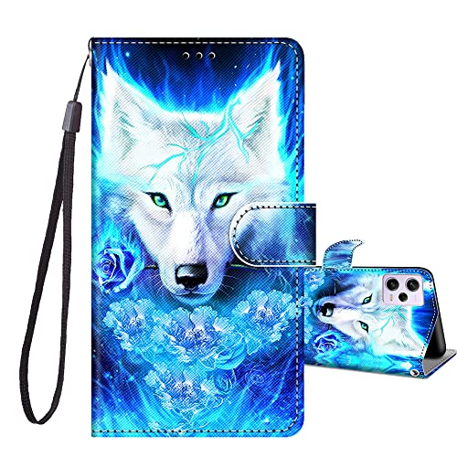 JRIANY Handyhülle für Xiaomi Redmi Note 12 Pro 5G / Xiaomi Poco X5 Pro 5G Hülle, PU Leder Flip Case Klappbare Lederhülle mit Muster Motiv Klapphülle Kompatibel mit Redmi Note 12 Pro Tasche - Wolf A JRIANY Handyhülle für Xiaomi Redmi Note 12 Pro 5G / Xiaomi Poco X5 Pro 5G Hülle, PU Leder Flip Case Klappbare Lederhülle mit Muster Motiv Klapphülle Kompatibel mit Redmi Note 12 Pro Tasche - Wolf A von JRIANY
