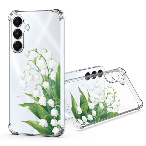 JRIANY für Samsung Galaxy A16 5G / 4G Durchsichtig Hülle, Transparent Weich Dünn TPU Silikon Handyhülle mit Bunt Blumen Muster Motiv Stoßfest Kameraschutz Schutzhülle Slim Clear Case Cover - Weiß Grün JRIANY für Samsung Galaxy A16 5G / 4G Durchsichtig Hülle, Transparent Weich Dünn TPU Silikon Handyhülle mit Bunt Blumen Muster Motiv Stoßfest Kameraschutz Schutzhülle Slim Clear Case Cover - Weiß Grün von JRIANY