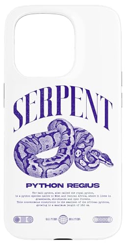 Ball Python Modern Reptile Keeper Streetwear Hülle für iPhone 15 Pro Ball Python Modern Reptile Keeper Streetwear Hülle für iPhone 15 Pro von JRRTS Ballpython-Designs