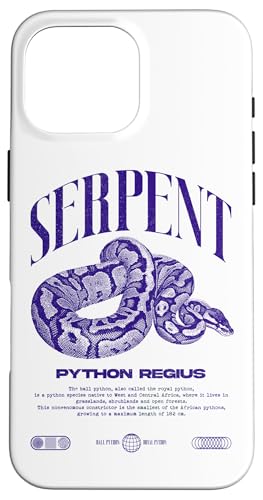 Ball Python Modern Reptile Keeper Streetwear Hülle für iPhone 16 Pro Max Ball Python Modern Reptile Keeper Streetwear Hülle für iPhone 16 Pro Max von JRRTS Ballpython-Designs