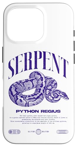 Ball Python Modern Reptile Keeper Streetwear Hülle für iPhone 16 Pro Ball Python Modern Reptile Keeper Streetwear Hülle für iPhone 16 Pro von JRRTS Ballpython-Designs