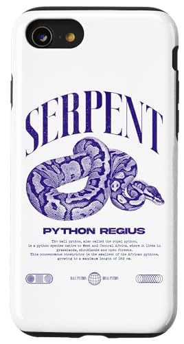 Ball Python Modern Reptile Keeper Streetwear Hülle für iPhone SE (2020) / 7 / 8 von JRRTS Ballpython-Designs
