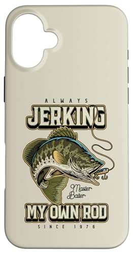 Ich rucke immer meine Rute lustig Fischen Geburtstag geboren Hülle für iPhone 16 Plus Ich rucke immer meine Rute lustig Fischen Geburtstag geboren Hülle für iPhone 16 Plus von JRRTS -Fischereidesigns