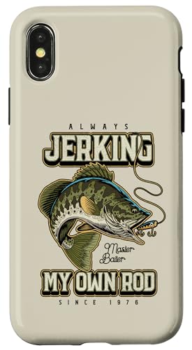 Ich rucke immer meine Rute lustig Fischen Geburtstag geboren Hülle für iPhone X/XS Ich rucke immer meine Rute lustig Fischen Geburtstag geboren Hülle für iPhone X/XS von JRRTS -Fischereidesigns