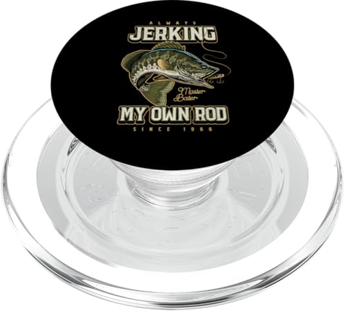 Ich rucke immer meine Rute lustig Fischen Geburtstag geboren PopSockets PopGrip für MagSafe Ich rucke immer meine Rute lustig Fischen Geburtstag geboren PopSockets PopGrip für MagSafe von JRRTS -Fischereidesigns