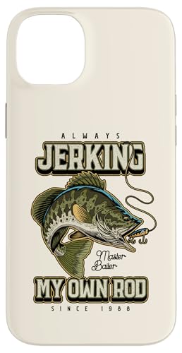 Ich suche immer meine Rute lustig Fischen Geburtstag geboren Hülle für iPhone 14 Plus von JRRTS -Fischereidesigns