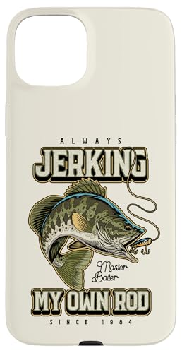 Ich suche immer meine Rute lustig Fischen Geburtstag geboren Hülle für iPhone 15 Plus von JRRTS -Fischereidesigns
