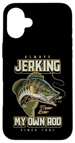 Ich suche immer meine Rute lustig Fischen Geburtstag geboren Hülle für iPhone 16 Plus von JRRTS -Fischereidesigns