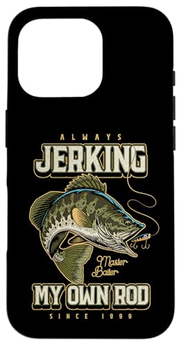 Ich suche immer meine Rute lustig Fischen Geburtstag geboren Hülle für iPhone 16 Pro von JRRTS -Fischereidesigns