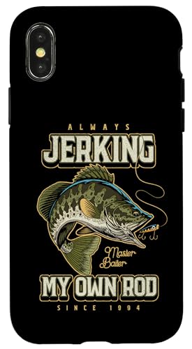 Ich suche immer meine Rute lustig Fischen Geburtstag geboren Hülle für iPhone X/XS Ich suche immer meine Rute lustig Fischen Geburtstag geboren Hülle für iPhone X/XS von JRRTS -Fischereidesigns