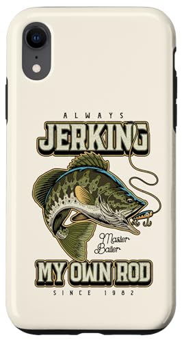 Ich suche immer meine Rute lustig Fischen Geburtstag geboren Hülle für iPhone XR Ich suche immer meine Rute lustig Fischen Geburtstag geboren Hülle für iPhone XR von JRRTS -Fischereidesigns