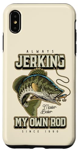 Ich suche immer meine Rute lustig Fischen Geburtstag geboren Hülle für iPhone XS Max von JRRTS -Fischereidesigns