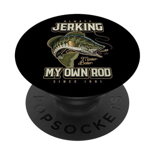 Ich suche immer meine Rute lustig Fischen Geburtstag geboren PopSockets Klebender PopGrip Ich suche immer meine Rute lustig Fischen Geburtstag geboren PopSockets Klebender PopGrip von JRRTS -Fischereidesigns