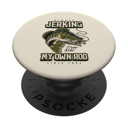 Ich suche immer meine Rute lustig Fischen Geburtstag geboren PopSockets Klebender PopGrip Ich suche immer meine Rute lustig Fischen Geburtstag geboren PopSockets Klebender PopGrip von JRRTS -Fischereidesigns