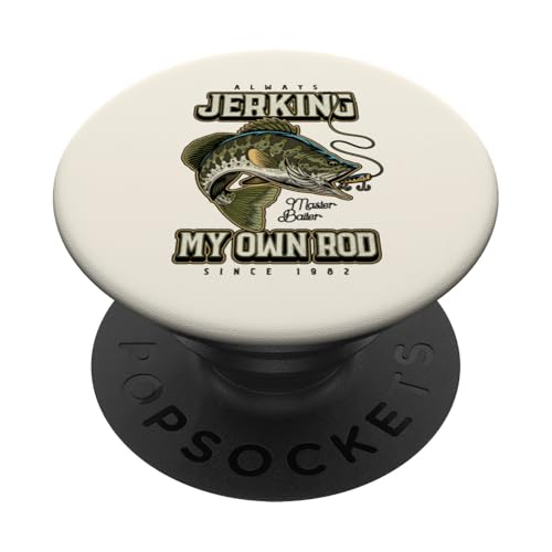 Ich suche immer meine Rute lustig Fischen Geburtstag geboren PopSockets Klebender PopGrip Ich suche immer meine Rute lustig Fischen Geburtstag geboren PopSockets Klebender PopGrip von JRRTS -Fischereidesigns