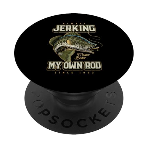 Ich suche immer meine Rute lustig Fischen Geburtstag geboren PopSockets Klebender PopGrip Ich suche immer meine Rute lustig Fischen Geburtstag geboren PopSockets Klebender PopGrip von JRRTS -Fischereidesigns