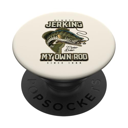 Ich suche immer meine Rute lustig Fischen Geburtstag geboren PopSockets Klebender PopGrip Ich suche immer meine Rute lustig Fischen Geburtstag geboren PopSockets Klebender PopGrip von JRRTS -Fischereidesigns