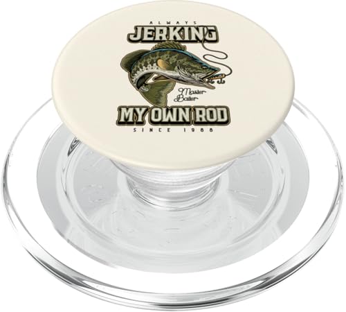 Ich suche immer meine Rute lustig Fischen Geburtstag geboren PopSockets PopGrip für MagSafe Ich suche immer meine Rute lustig Fischen Geburtstag geboren PopSockets PopGrip für MagSafe von JRRTS -Fischereidesigns
