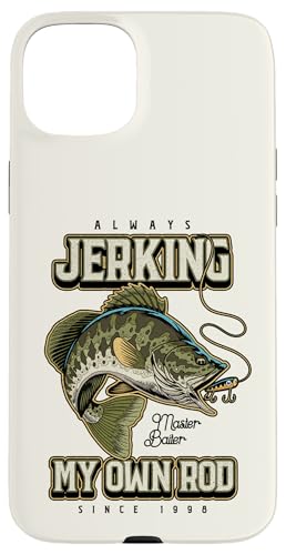 Ich suche immer meine Rute lustig fischend Geburtstag Hülle für iPhone 15 Plus Ich suche immer meine Rute lustig fischend Geburtstag Hülle für iPhone 15 Plus von JRRTS -Fischereidesigns