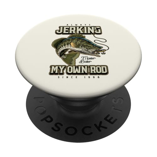 Ich suche immer meine Rute lustig fischend Geburtstag PopSockets Klebender PopGrip Ich suche immer meine Rute lustig fischend Geburtstag PopSockets Klebender PopGrip von JRRTS -Fischereidesigns