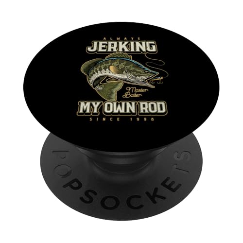 Ich suche immer meine Rute lustig fischend Geburtstag PopSockets Klebender PopGrip Ich suche immer meine Rute lustig fischend Geburtstag PopSockets Klebender PopGrip von JRRTS -Fischereidesigns